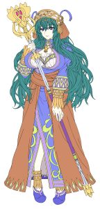 VBRI　フローラ　立ち絵　塗り分けサンプル